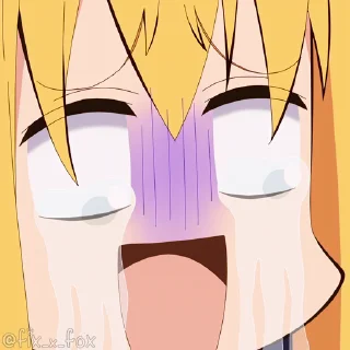 😭-@fix_x_fox Shikanoko p1, Telegram Sticker