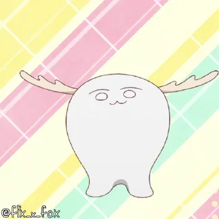 👋-@fix_x_fox Shikanoko p1, Telegram Sticker