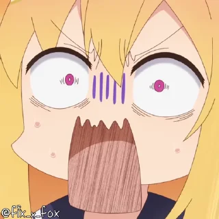 😱-@fix_x_fox Shikanoko p1, Telegram Sticker