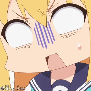 😰-@fix_x_fox Shikanoko p1, Telegram Sticker
