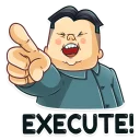 👇-Kim Chen Yen, Telegram Sticker