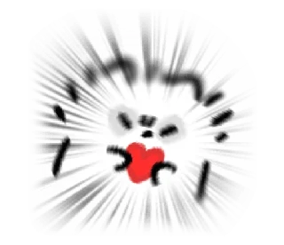 💬-@gmoue! Happy happy Raccoon dog & egg, Telegram Sticker