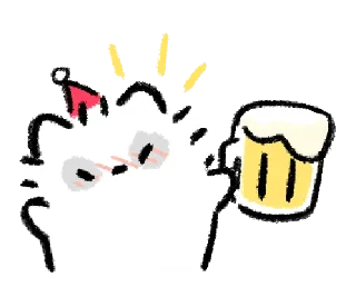💬-@gmoue! Happy happy Raccoon dog & egg, Telegram Sticker