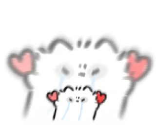 💬-@gmoue! Happy happy Raccoon dog & egg, Telegram Sticker
