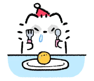 💬-@gmoue! Happy happy Raccoon dog & egg, Telegram Sticker