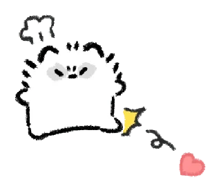 💬-@gmoue! Happy happy Raccoon dog & egg, Telegram Sticker