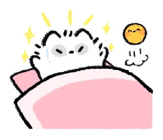 💬-@gmoue! Happy happy Raccoon dog & egg, Telegram Sticker