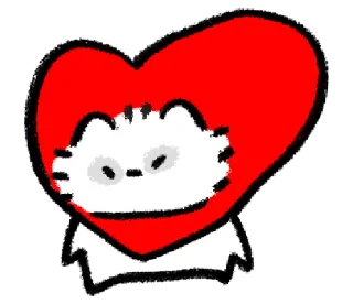 💬-@gmoue! Happy happy Raccoon dog & egg, Telegram Sticker