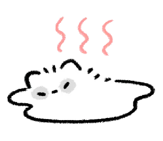 💬-@gmoue! Happy happy Raccoon dog & egg, Telegram Sticker