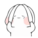🙅‍♀️-Nuomi Rabbit 2 @tgsticker @farsisticker, Telegram Sticker