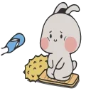 🙂-Nuomi Rabbit 2 @tgsticker @farsisticker, Telegram Sticker