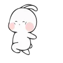 💃-Nuomi Rabbit 2 @tgsticker @farsisticker, Telegram Sticker