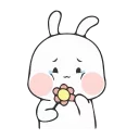💔-Nuomi Rabbit 2 @tgsticker @farsisticker, Telegram Sticker