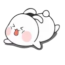 😝-Nuomi Rabbit 2 @tgsticker @farsisticker, Telegram Sticker