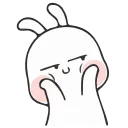 😏-Nuomi Rabbit 2 @tgsticker @farsisticker, Telegram Sticker