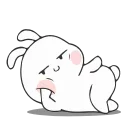 😏-Nuomi Rabbit 2 @tgsticker @farsisticker, Telegram Sticker