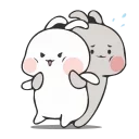 😠-Nuomi Rabbit 2 @tgsticker @farsisticker, Telegram Sticker