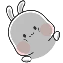😮-Nuomi Rabbit 2 @tgsticker @farsisticker, Telegram Sticker