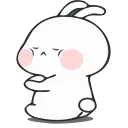 😝-Nuomi Rabbit 2 @tgsticker @farsisticker, Telegram Sticker