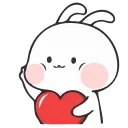 😉-Nuomi Rabbit 2 @tgsticker @farsisticker, Telegram Sticker