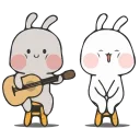 😍-Nuomi Rabbit 2 @tgsticker @farsisticker, Telegram Sticker