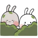 😶-Nuomi Rabbit 2 @tgsticker @farsisticker, Telegram Sticker