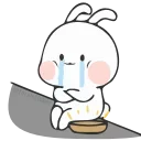 😭-Nuomi Rabbit 2 @tgsticker @farsisticker, Telegram Sticker