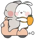🛵-Nuomi Rabbit 2 @tgsticker @farsisticker, Telegram Sticker