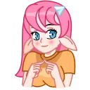 ☺️-Chan, Telegram Sticker