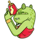😒-Obey Reptilians, Telegram Sticker