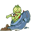 😳-Obey Reptilians, Telegram Sticker