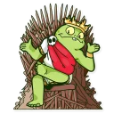 👑-Obey Reptilians, Telegram Sticker