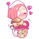 💕-Nurse Octopia, Telegram Sticker