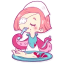 🍴-Nurse Octopia, Telegram Sticker