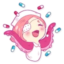 💊-Nurse Octopia, Telegram Sticker