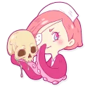 💀-Nurse Octopia, Telegram Sticker