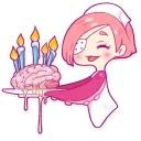 🎂-Nurse Octopia, Telegram Sticker