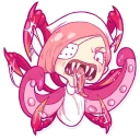 👿-Nurse Octopia, Telegram Sticker