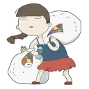 😓-Oh This Life, Telegram Sticker