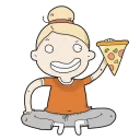 👧-Oh This Life, Telegram Sticker