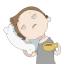 😴-Oh This Life, Telegram Sticker