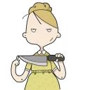 👧-Oh This Life, Telegram Sticker