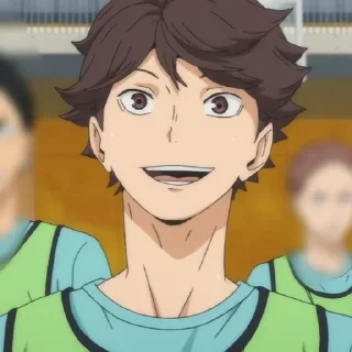 💗-Oikawa Toru by @anime_stickersidn, Telegram Sticker