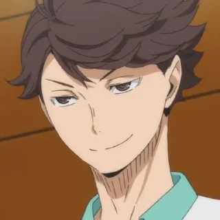 💗-Oikawa Toru by @anime_stickersidn, Telegram Sticker