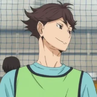 💗-Oikawa Toru by @anime_stickersidn, Telegram Sticker