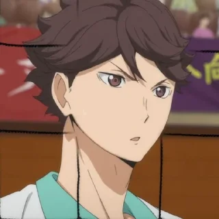 💗-Oikawa Toru by @anime_stickersidn, Telegram Sticker