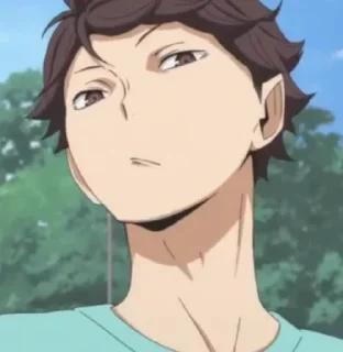 💗-Oikawa Toru by @anime_stickersidn, Telegram Sticker