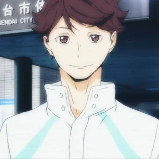 💗-Oikawa Toru by @anime_stickersidn, Telegram Sticker