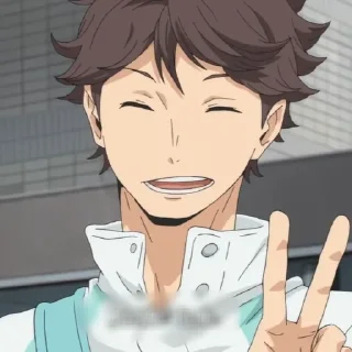 💗-Oikawa Toru by @anime_stickersidn, Telegram Sticker