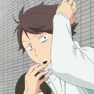 💗-Oikawa Toru by @anime_stickersidn, Telegram Sticker